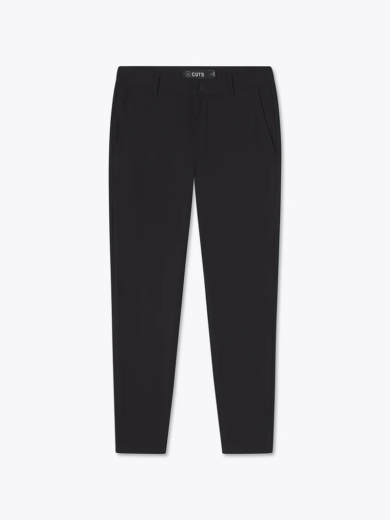 Image of AO Jogger | Black Slim-fit Versaknit™