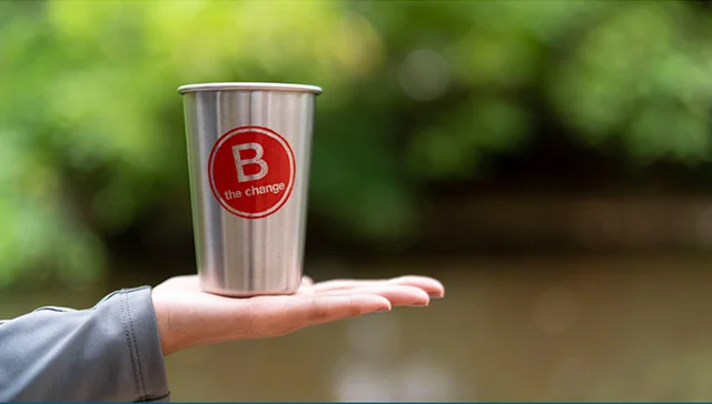 B the Change Pint Cup