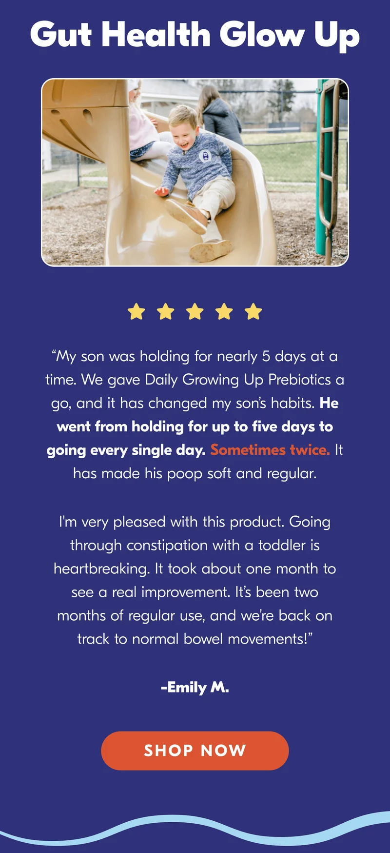 Emily M. said this about Growing Up Prebiotics.