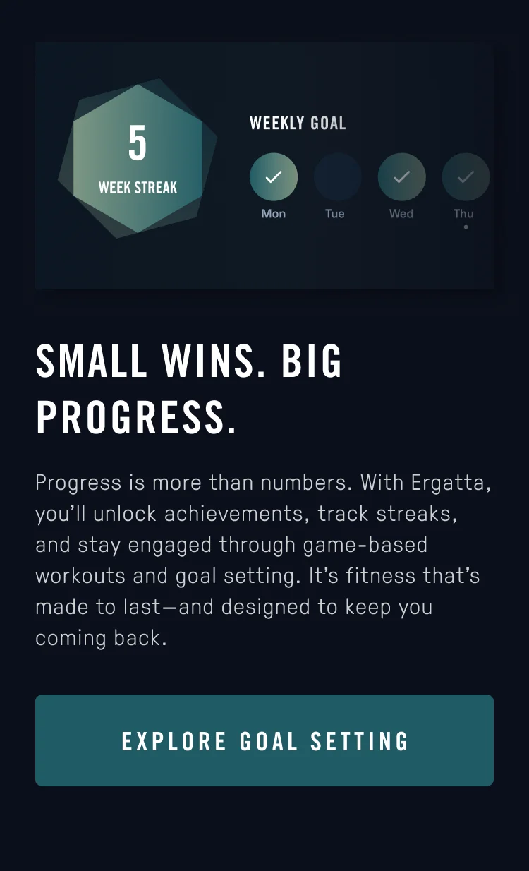 Goal Setting with Ergatta