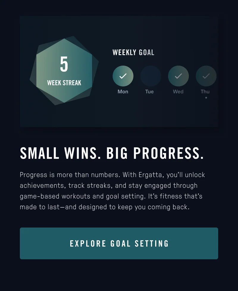 Goal Setting with Ergatta