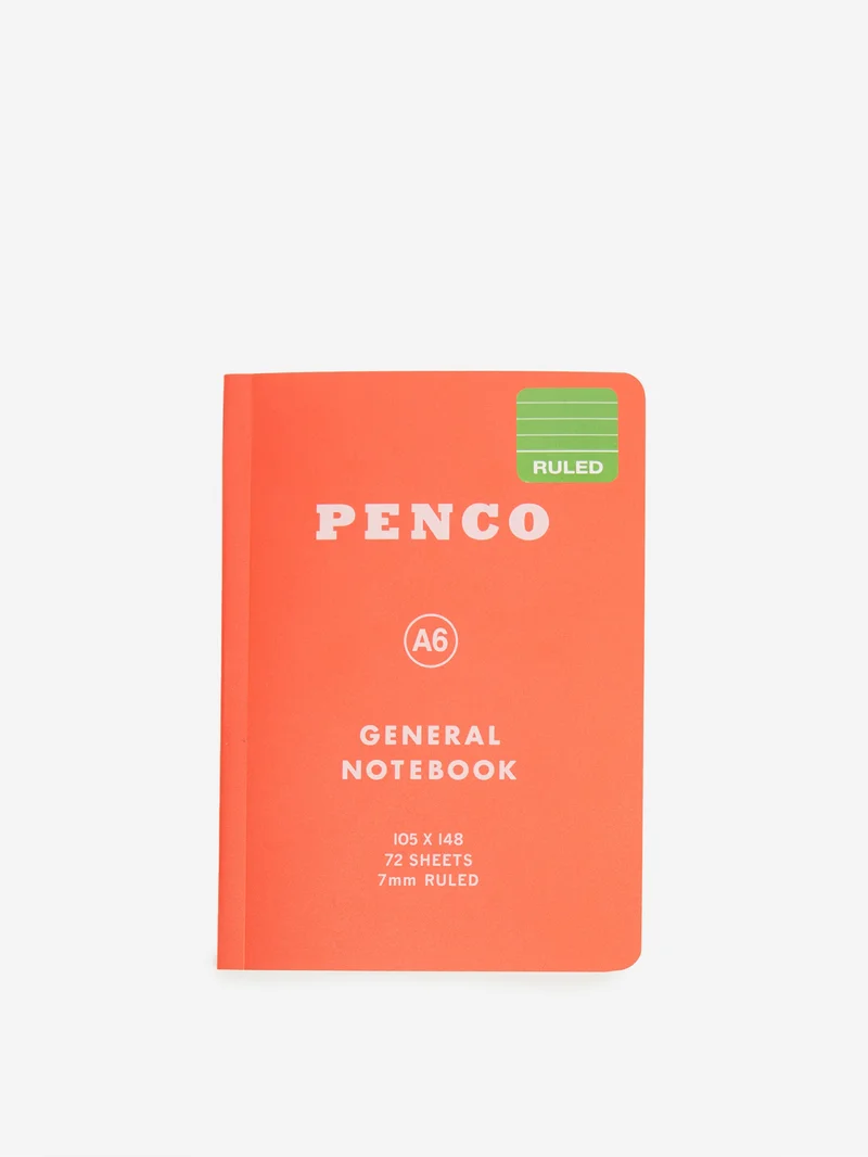 Image of Hightide Penco Soft Paper Notebook A6 - Red
