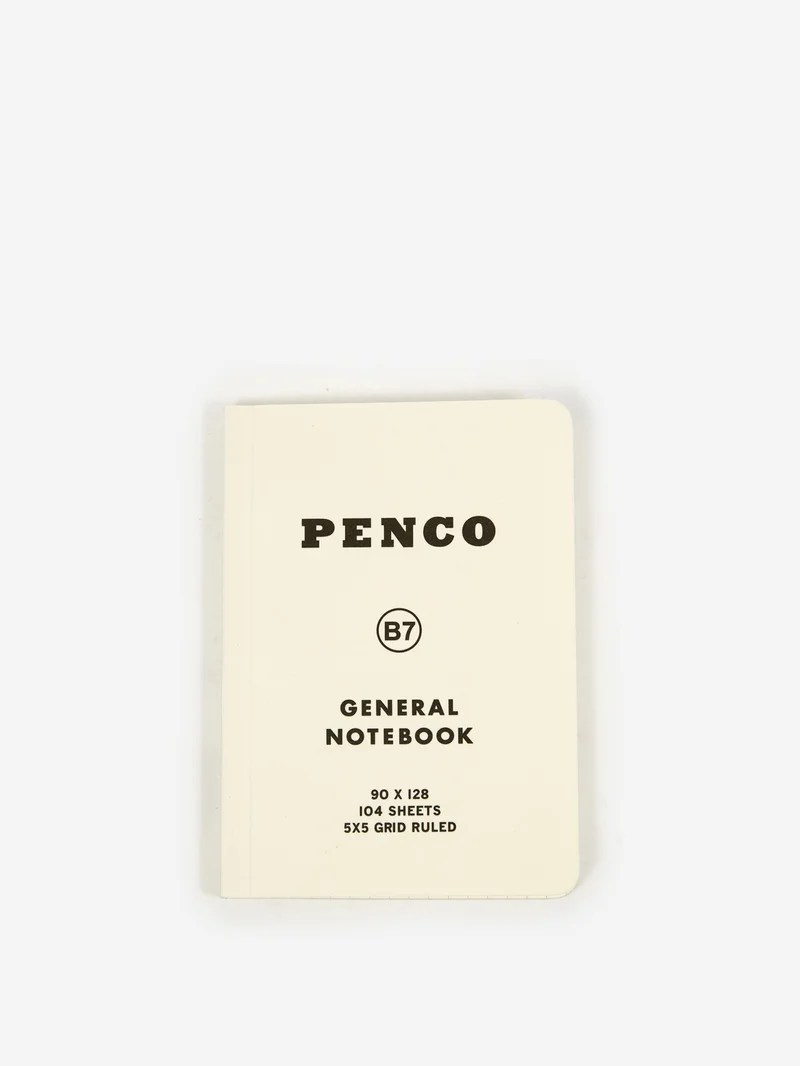 Image of Hightide Penco Soft Notebook (Grid B7) - White