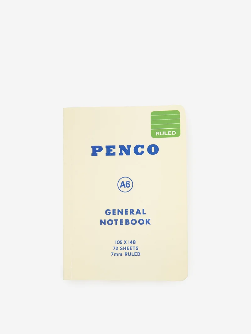 Image of Hightide Penco Soft Paper Notebook A6 - White