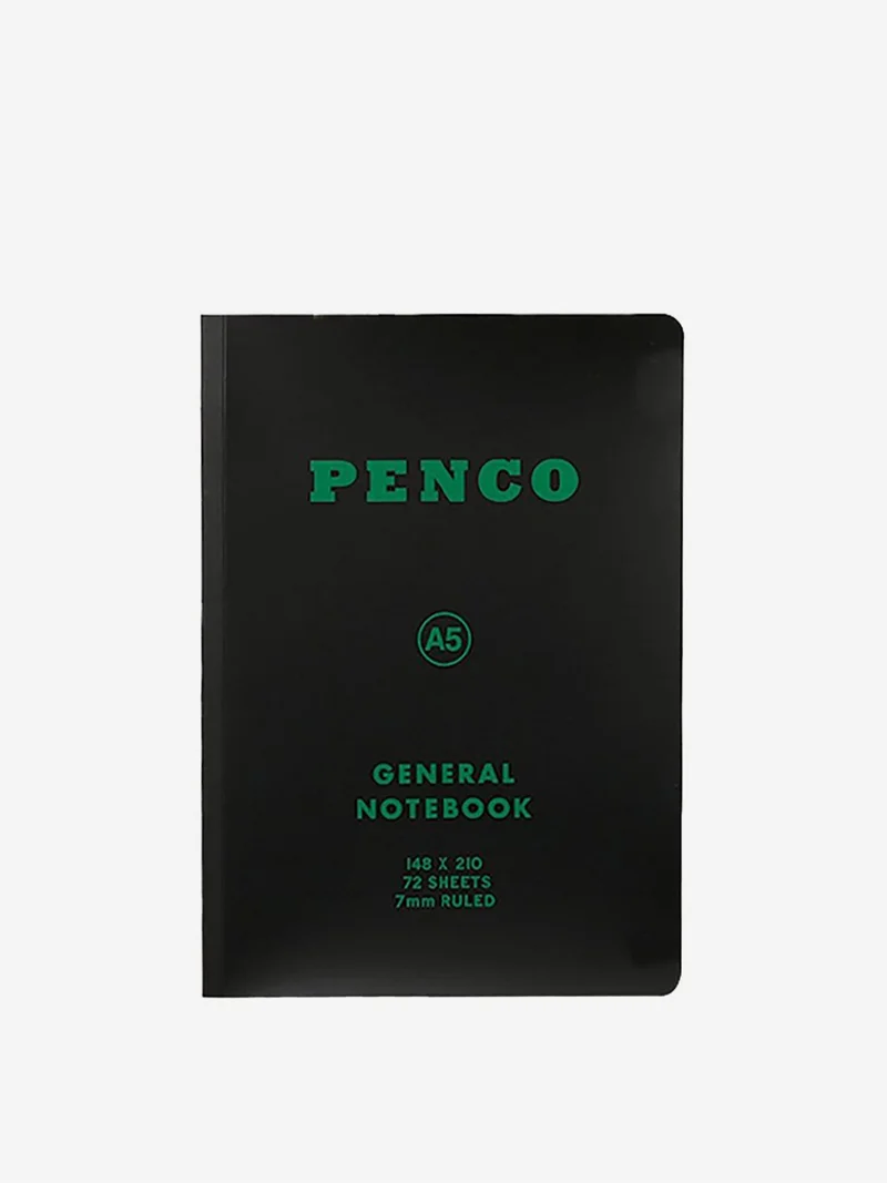 Image of Hightide Penco Soft Paper Notebook (A5) - Black