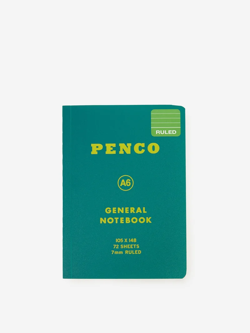 Image of Hightide Penco Soft Paper Notebook A6 - Green