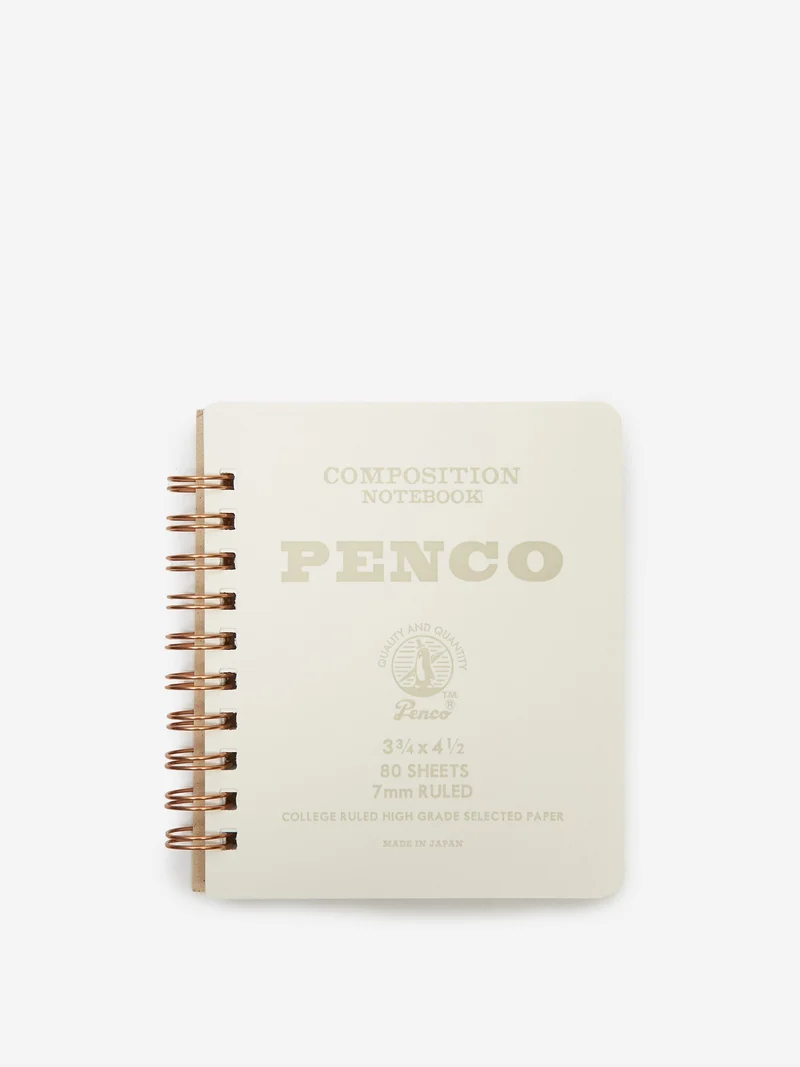 Image of Hightide Penco Coil Notebook Small - White
