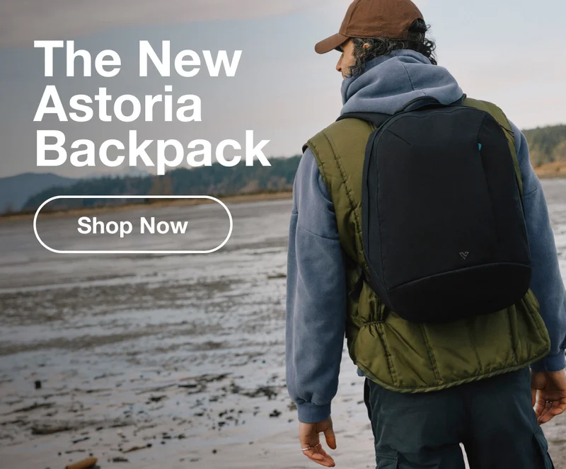 The New Astoria Backpack. Shop Now.
