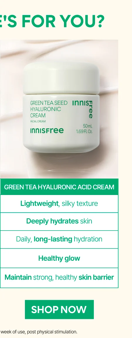 GREEN TEA SEED HYALURONIC CREAM