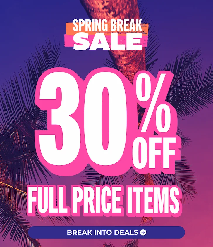 30% OFF FULL PRICE STYLES