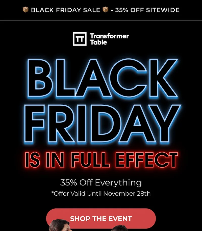 BLACK FRIDAY IS IN FULL EFFECT