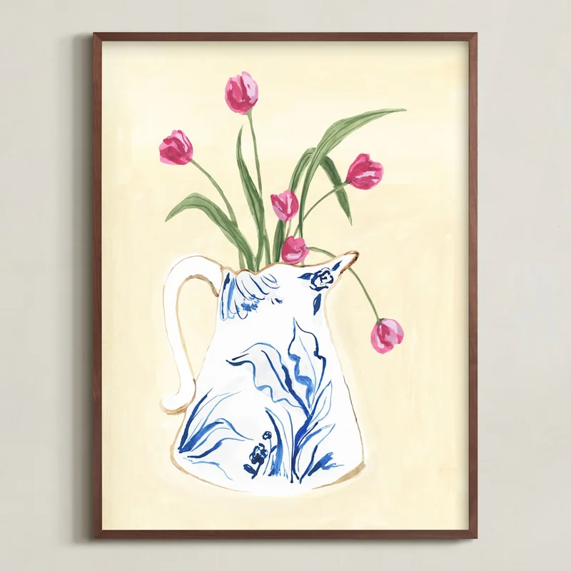 Toile Blooms 2 Limited Edition Fine Art Print 2 by Teju Reval | Minted