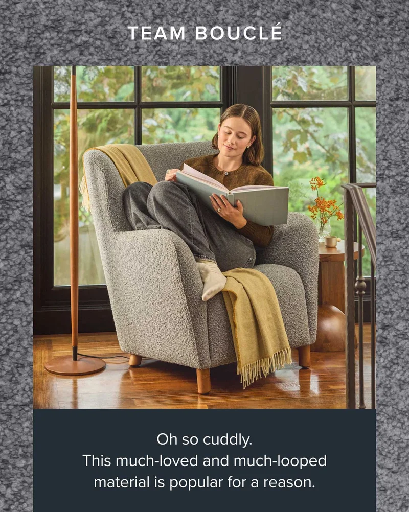 Team Boucle: Oh so cuddly.