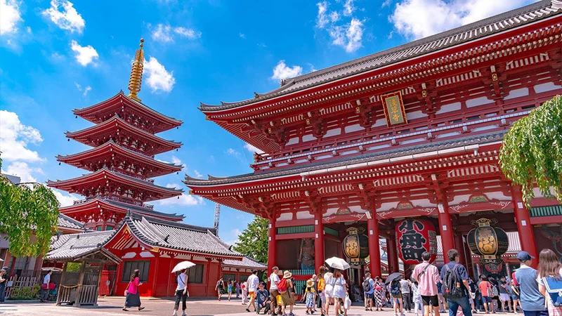 Image description: Senso-Ji Temple, Tokyo.