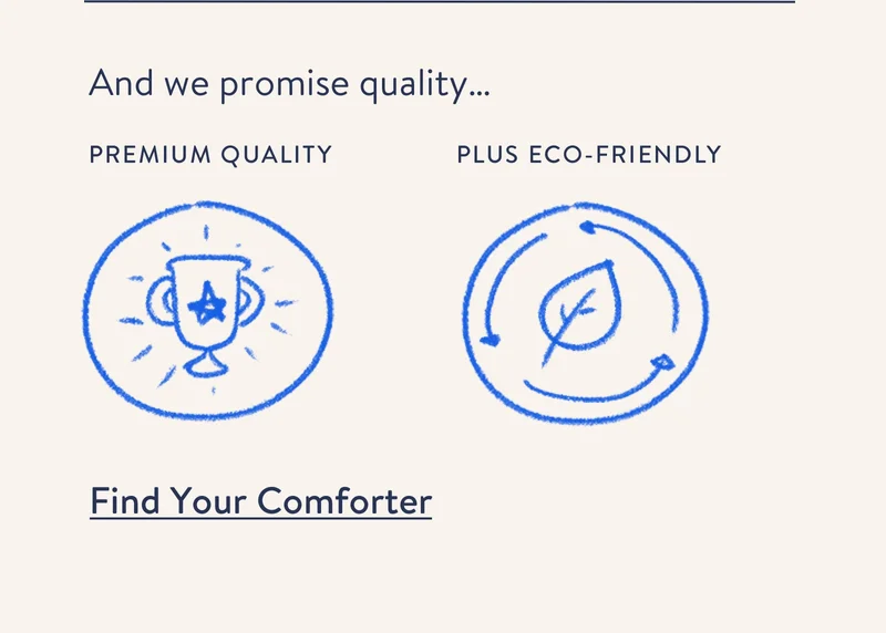 And we promise quality...
