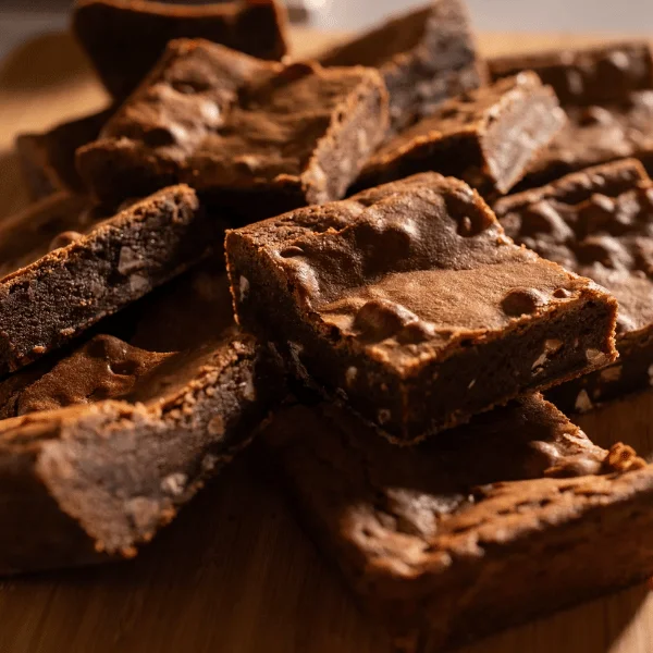 Fudgy brownies made in Ooni Halo Pro