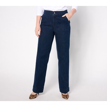 Denim & Co. Signature Regular Indigo Perfect Flex Trouser Jean