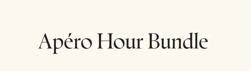 Apéro Hour Bundle