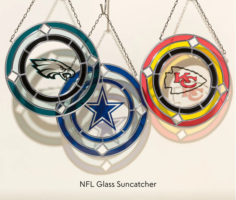 NFL Glass Suncatcher