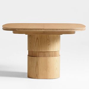 Roseau Natural Wood Extendable Dining Table