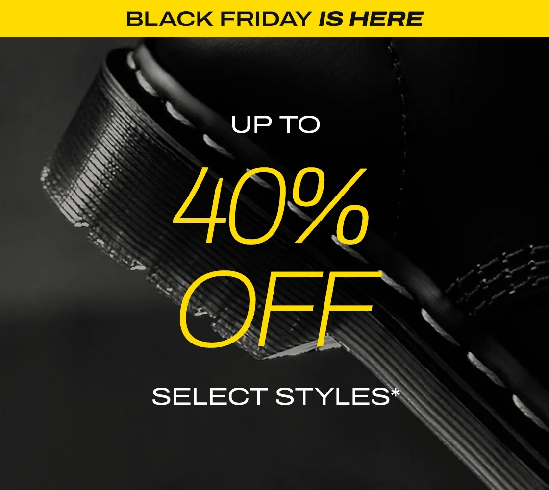Shop Black Friday up to 40% off select styles