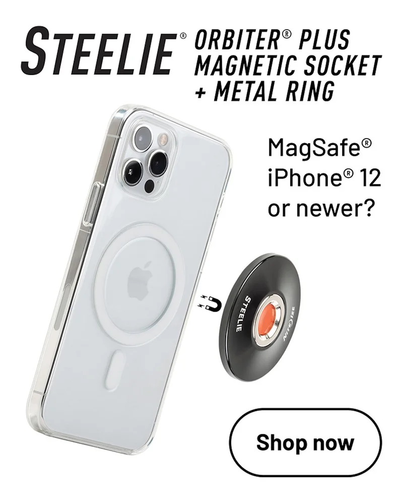 Steelie® Orbiter® Plus Magnetic Socket + Metal Ring | Shop now