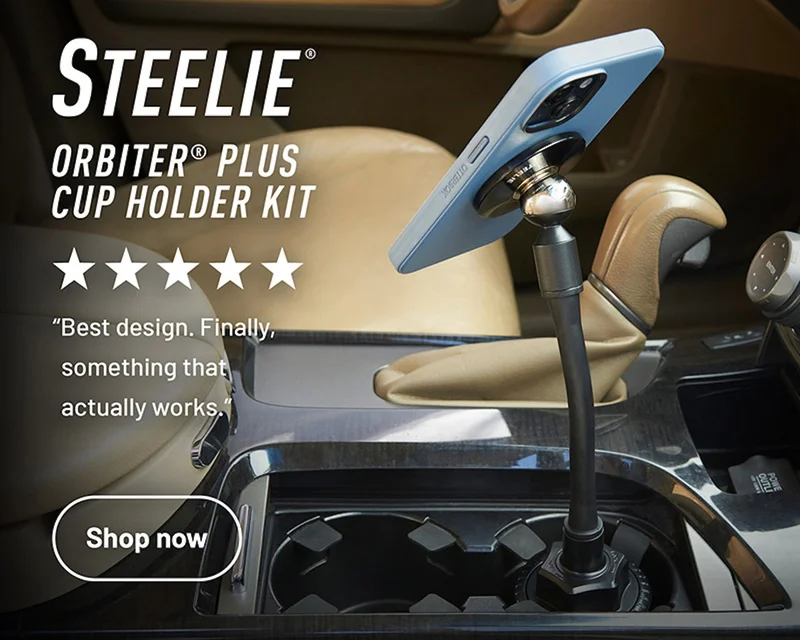 Steelie® Orbiter® Plus Cup Holder Kit
