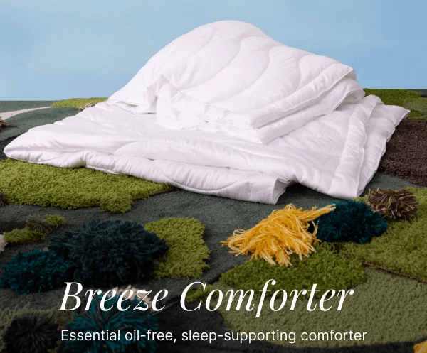 Breeze Comforter • Essential oil-free, sleep-supporting comforter