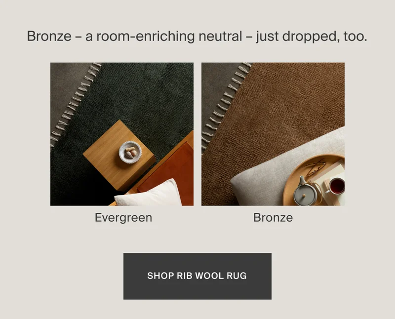 Shop Rib Wool Rug in Two New Colors