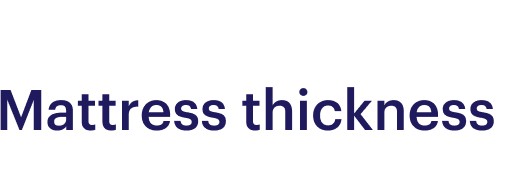 Mattress thickness
