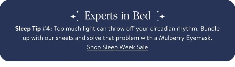 Our Annual Sleep Week Sale Is Here