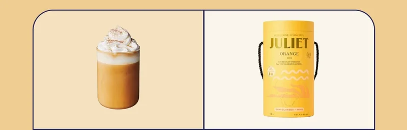 Pumpkin spice latte | Orange Wine