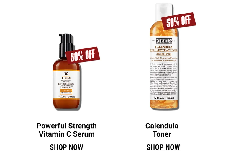 Powerful Strength Serum, Calendula Toner