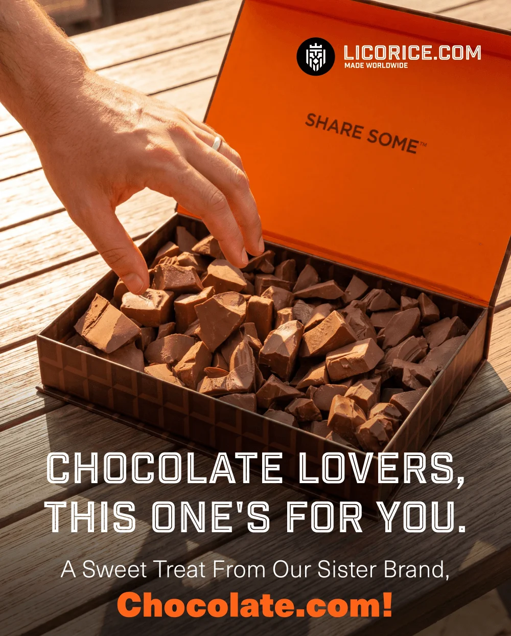 Chocolate lovers, this one's for you.
