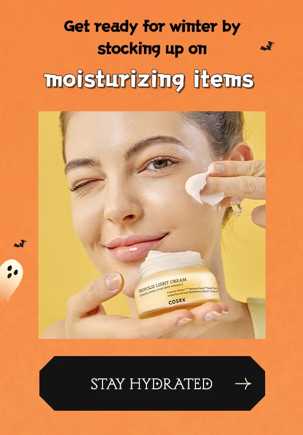 Get ready for winter, stocking up moisturizing items