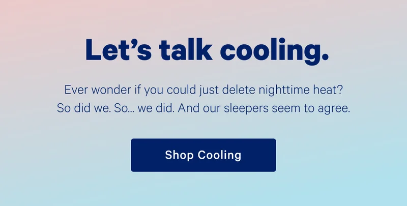 Let's talk cooling. >>