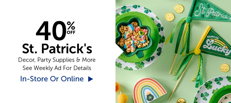 40% Off St. Patricks - Select Categories