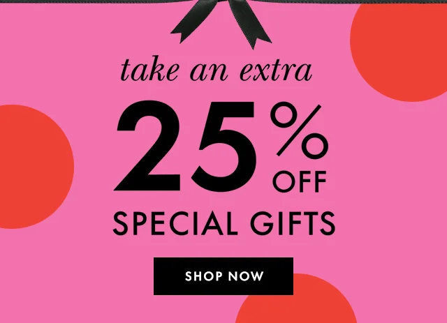 take an extra 20% off special gifts