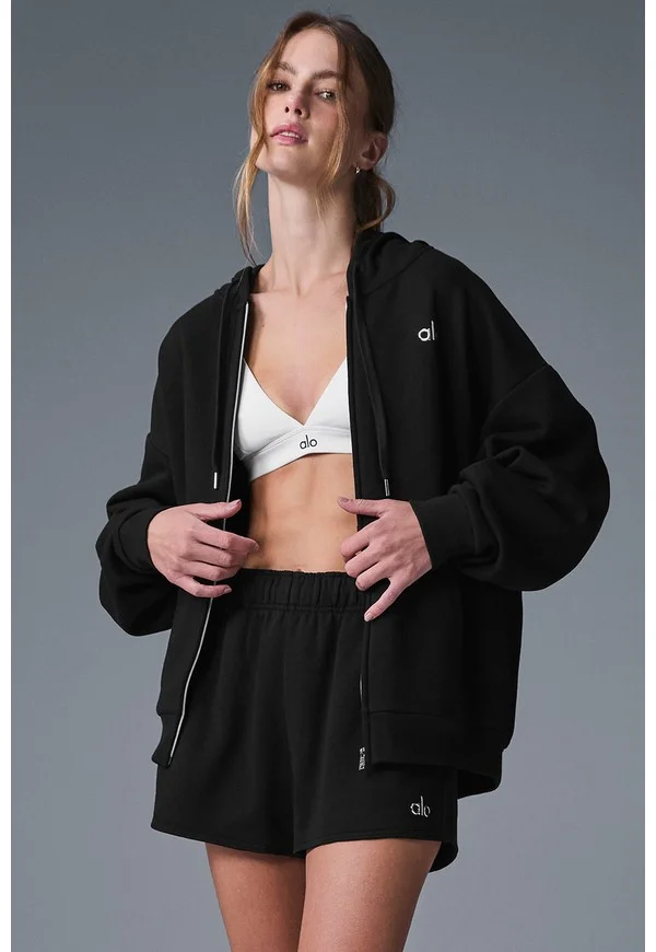 Accolade Full Zip Hoodie - Black - Black / S