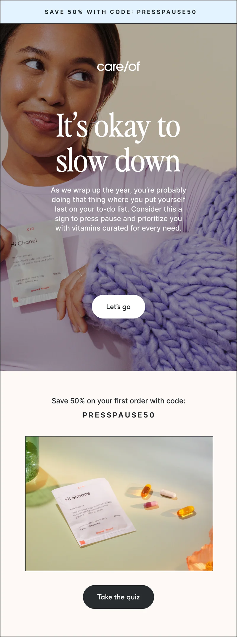 get 50% off with code discount code