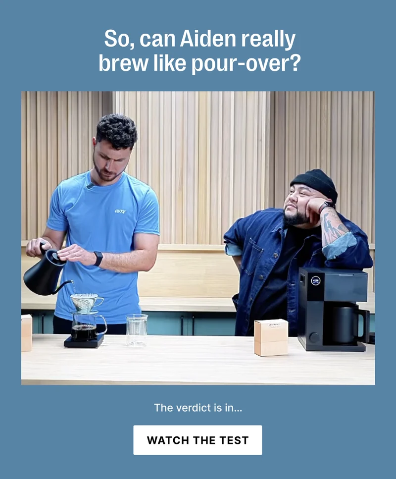 So, can Aiden really brew like pour-over? - Watch the Test