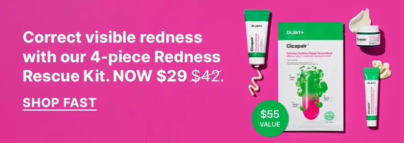Calling all sensitive skin types. Get 3 free Cicapair full sizes with orders $65+. Calling all sensitive skin types. Get 3 free Cicapair full sizes with orders $65+.