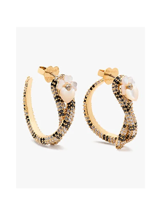 Shining Snake Hoops