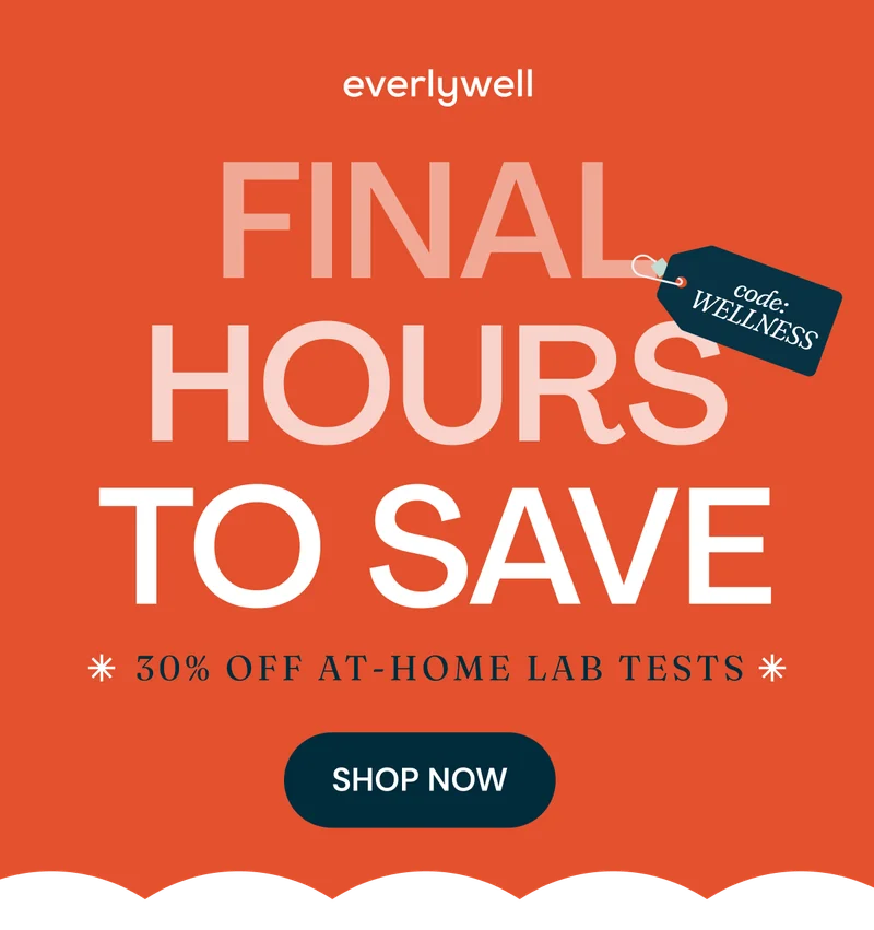 30% OFF AT-HOME LAB TESTS