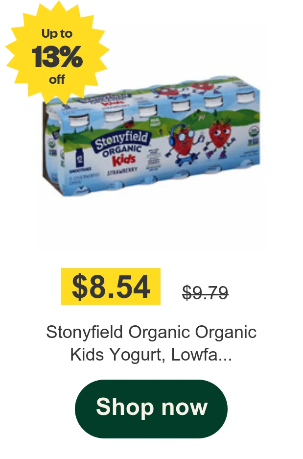 Stonyfield Organic Organic Kids Yogurt, Lowfa...