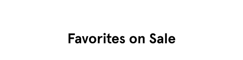 Favorites on Sale