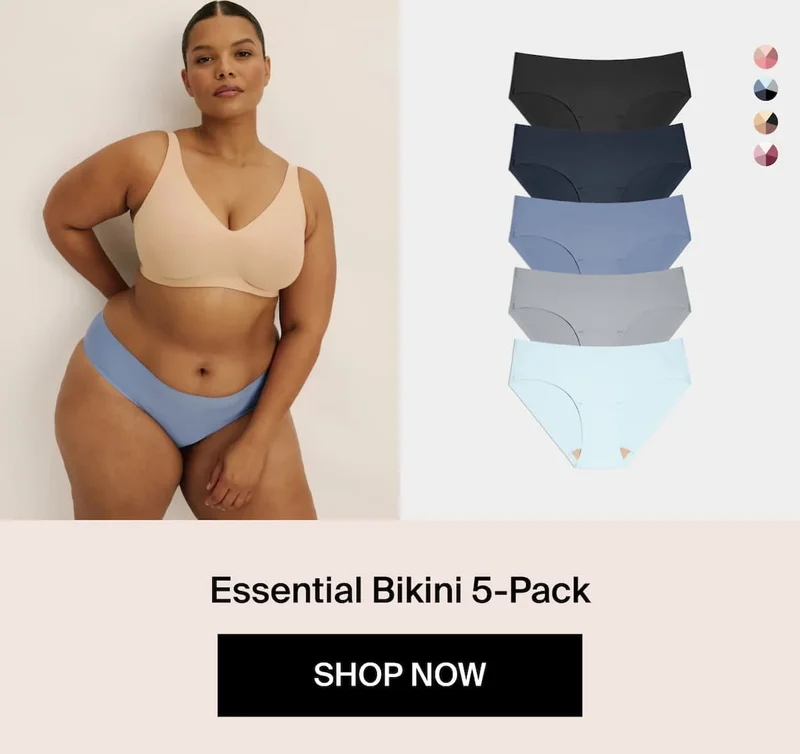 Essential Bikini 5-pack. Shop Now
