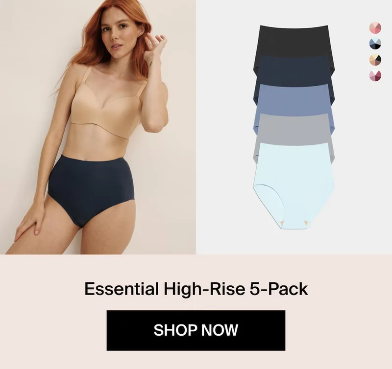 Essential High-Rise 5-Pack. SHop Now