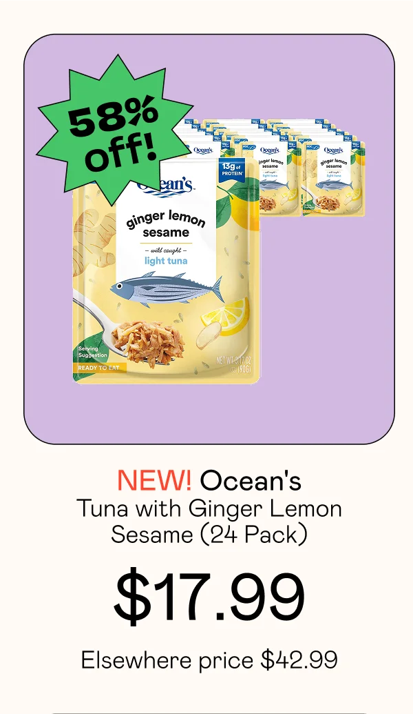 Tuna with Ginger Lemon Sesame (24 Pack)