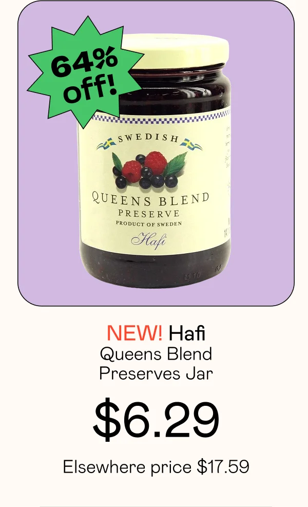 Queens Blend Preserves Jar